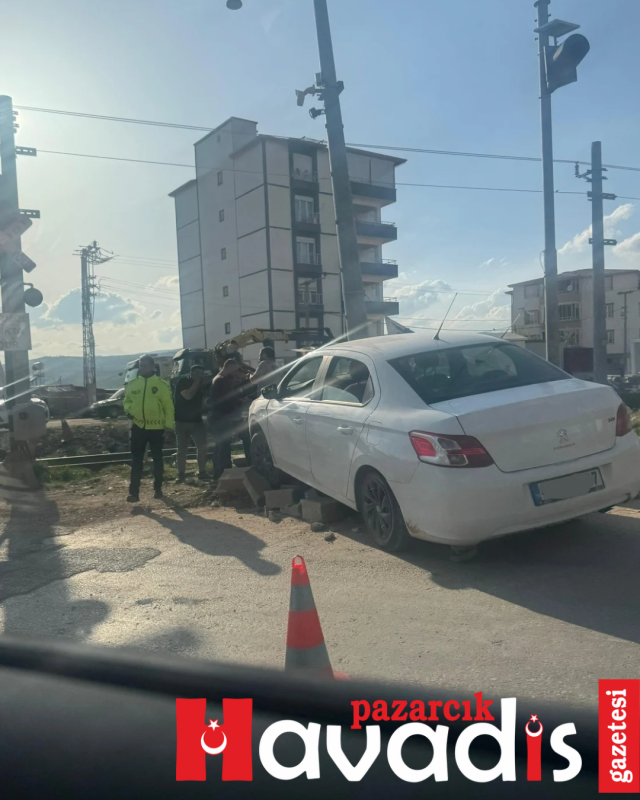 Pazarcık ilçesinde bir trafik kazası meydana geldi