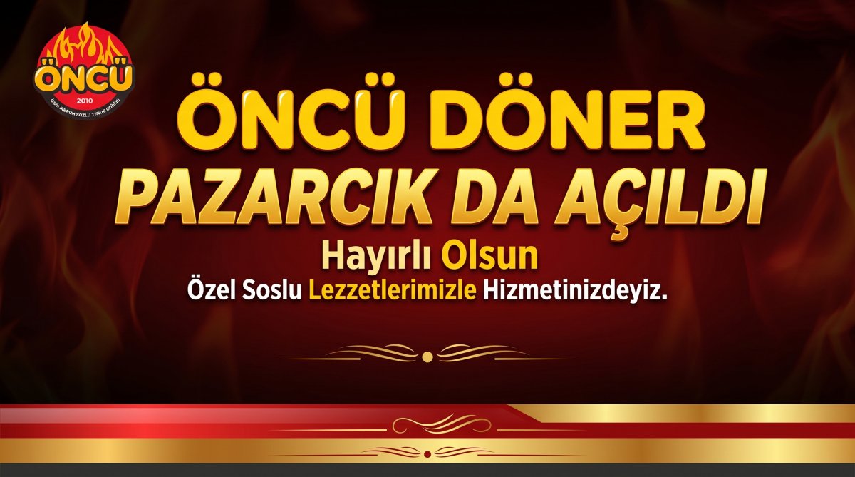 Öncü Döner’in 332. Şubesi Pazarcık’ta Hizmete Açıldı