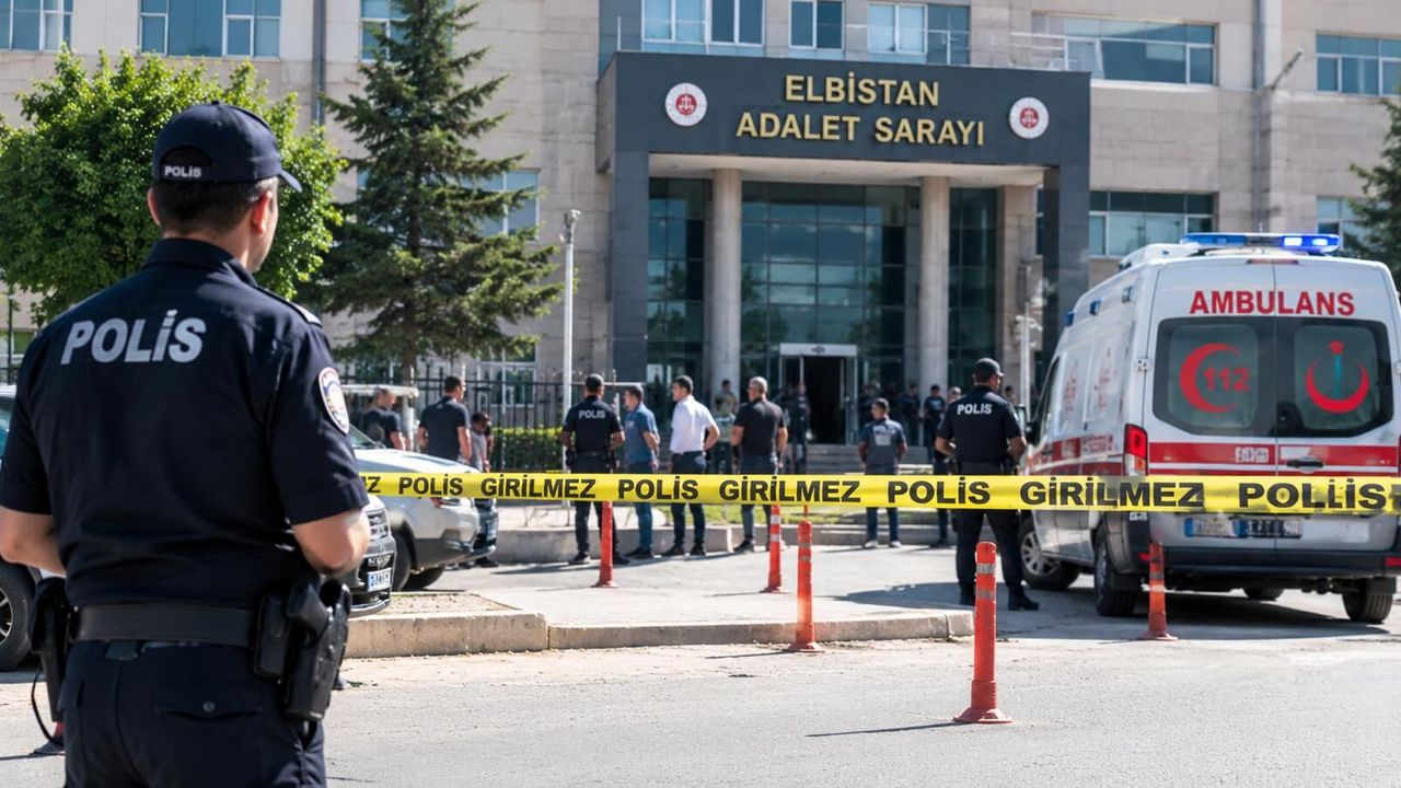 Adliye önünde silahlı kavga: 3 yaralı