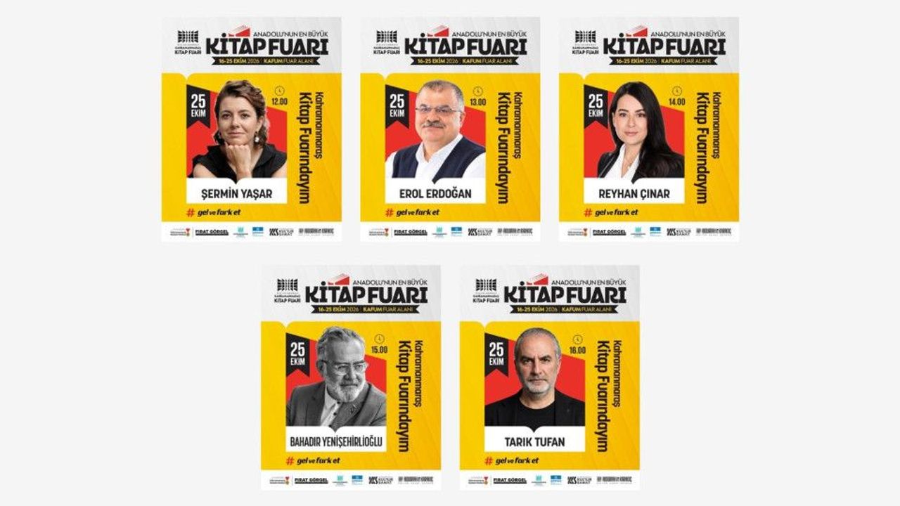 Anadolu’nun En Büyük Kitap Fuarı Son Gününde 5 Değerli İsmi Ağırlayacak