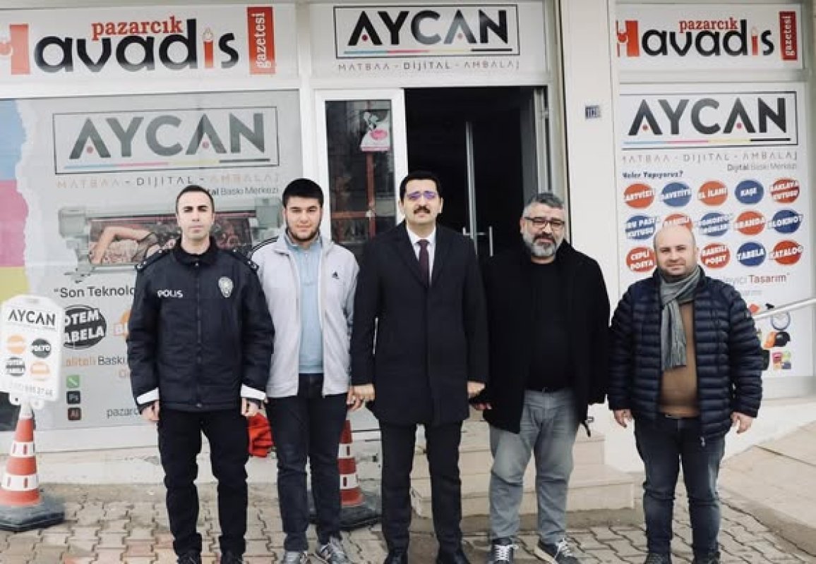 Pazarcık Kaymakamı Gazetemizi Ziyaret Etti