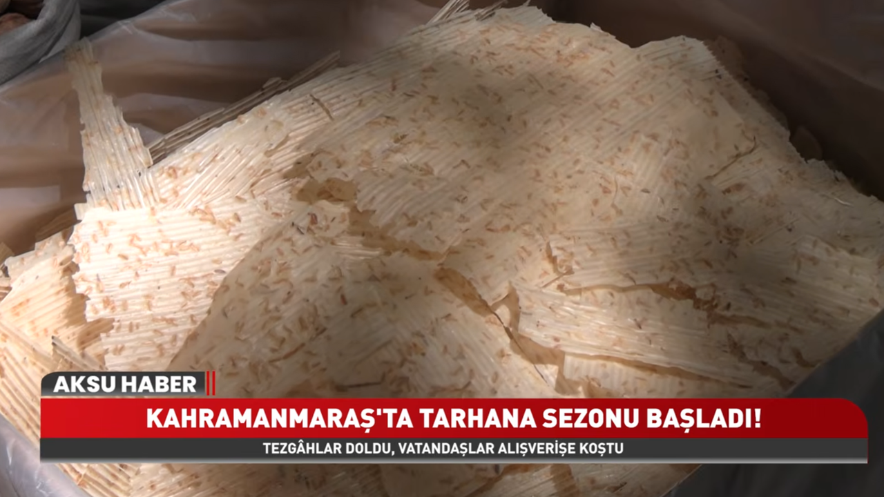 Coğrafi İşaretli Maraş Tarhanasına Yoğun İlgi