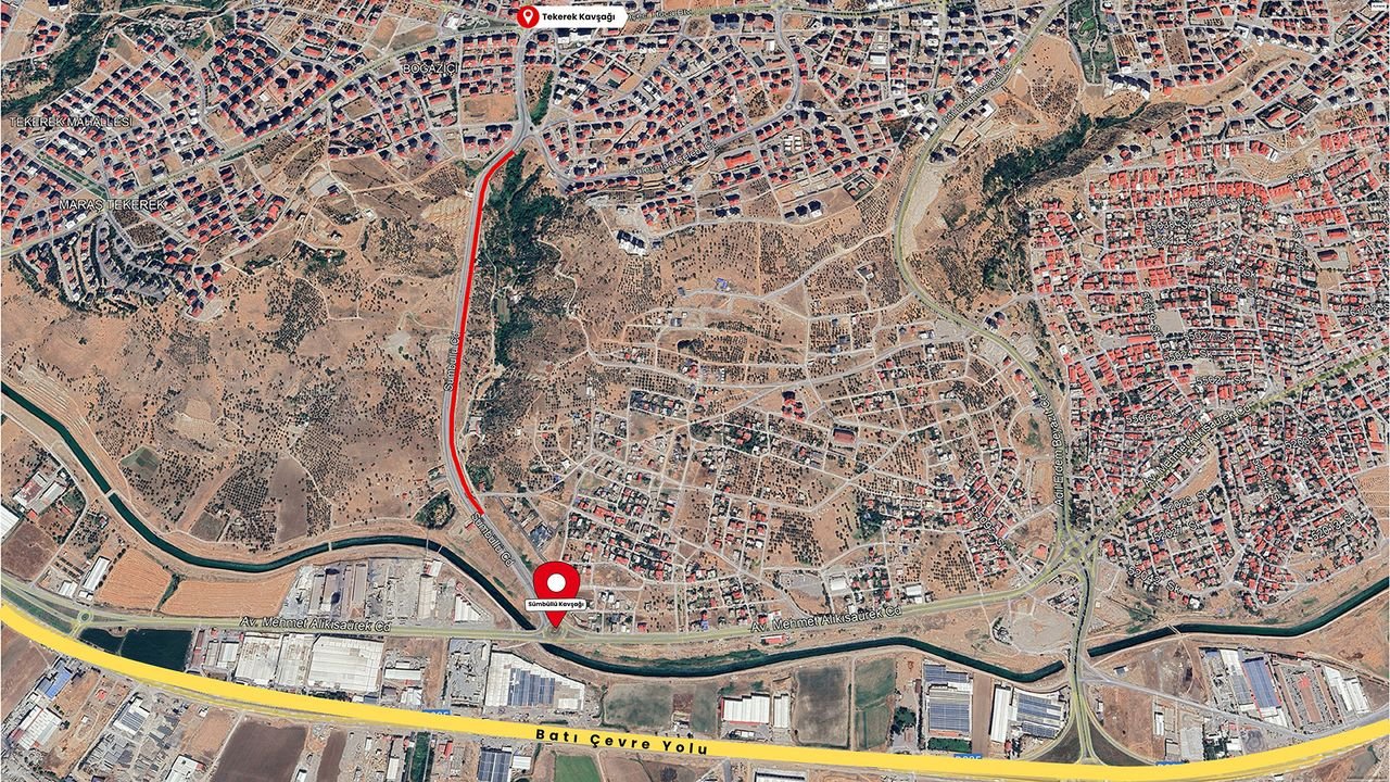 Kahramanmaraş’ta Sümbüllü Caddesi Yenileniyor!