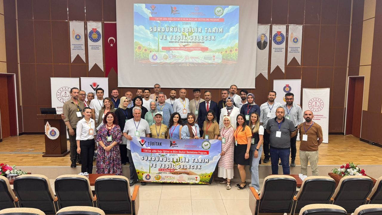 Kahramanmaraş'ta "Sürdürülebilir Tarım ve Yeşil Gelecek" Projesi Tamamlandı