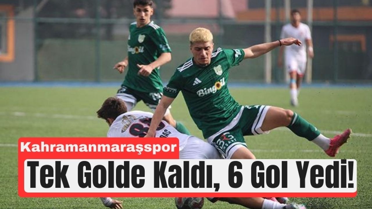 Kahramanmaraşspor Çöküşte! Evinde 6 Gol Yedi