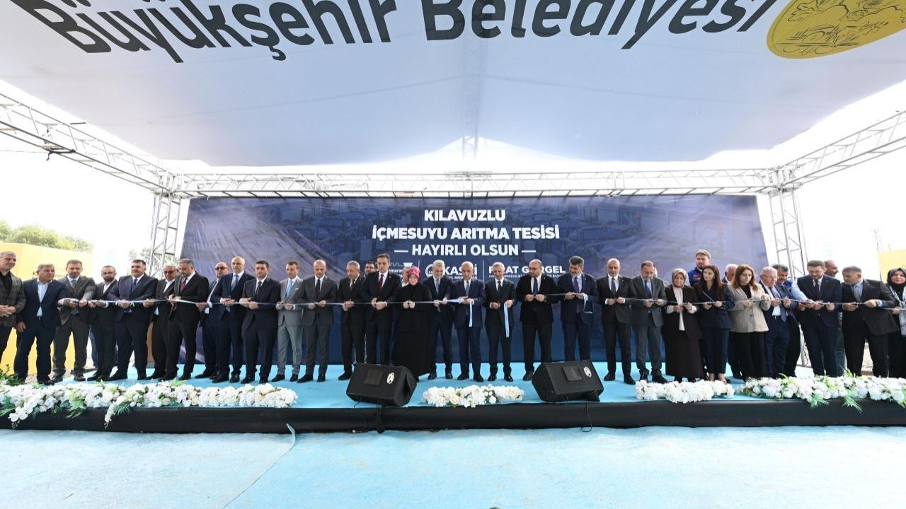 Kılavuzlu İçmesuyu Arıtma Tesisi Hizmete Açıldı