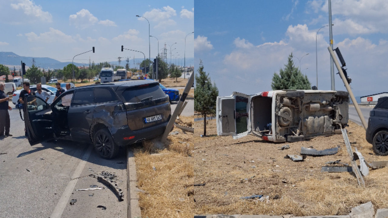 Narlı Kavşağı’nda Kaza: 2 Yaralı