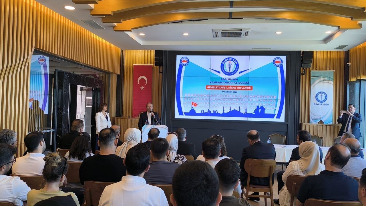 Sağlık-Sen Kahramanmaraş'ta Genişletilmiş İl Divan Kurulu Toplantısı Düzenledi