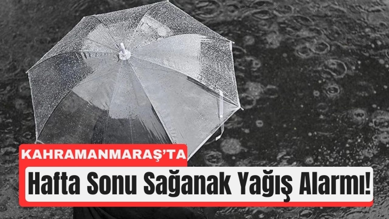 Sisle Uyanan Kahramanmaraş’a Meteoroloji’den Yeni Uyarı
