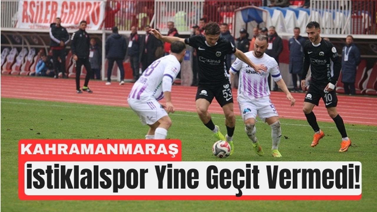 Son Anda Gelen Gol Kahramanmaraş’a 3 Puanı Getirdi